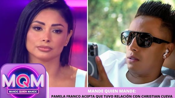Pamela Franco acepta que tuvo una relación con Cueva