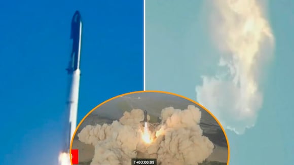 Cohete Starship de Elon Musk explota en el aire durante su primer vuelo de prueba