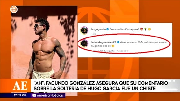 Facundo González aclara comentario sobre Hugo García