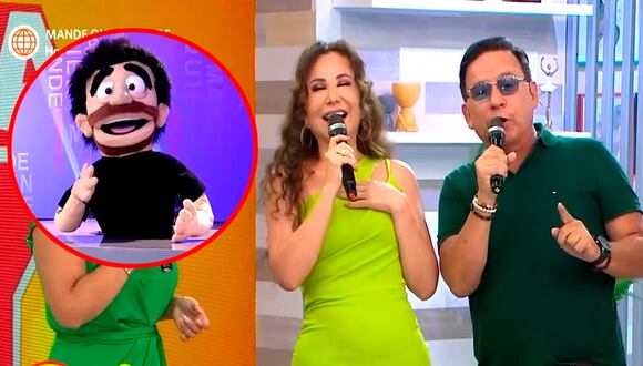 Janet Barboza vacila en vivo a Ricardo Rondón