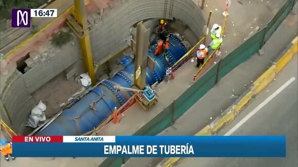 TROME | Sedapal concluyó empalme de tuberías (Canal N)