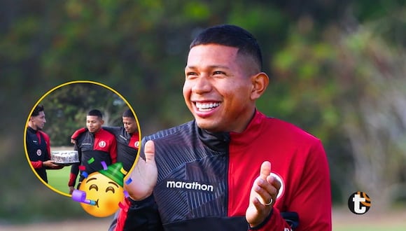 Edison Flores celebra su cumpleaños número 30 en Universitario