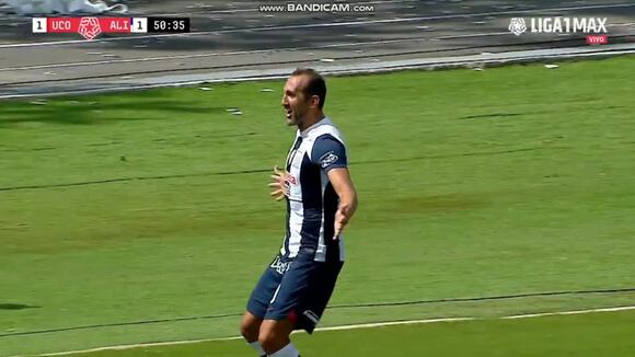 Gol de Hernán Barcos para el 2-1 de Alianza Lima ante Unión Comercio. (Video: Liga 1 MAX)