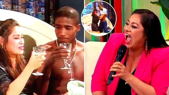 Wendy Menéndez visita 'Arriba mi gente'