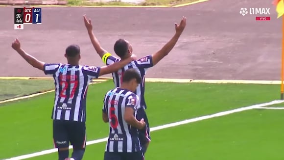 Gol de Renzo Garcés para el 1-0 de Alianza Lima vs UTC | VIDEO: L1MAX
