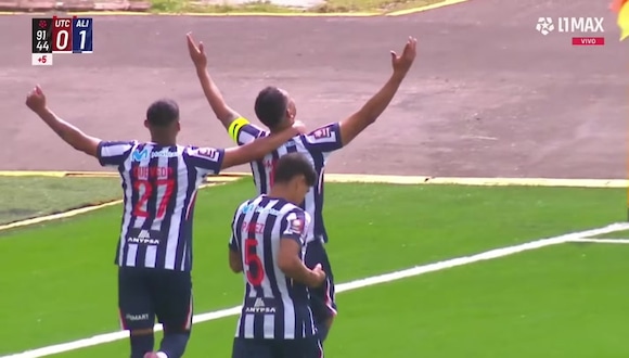 Gol de Renzo Garcés para el 1-0 de Alianza Lima vs UTC | VIDEO: L1MAX