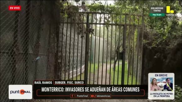 Invasores se adueñan de áreas comunes en Monterrico
