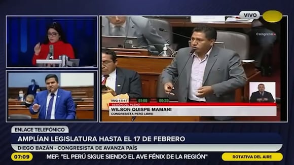 TROME | Congresista Diego Bazán