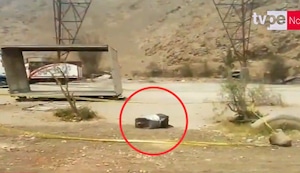 Encuentran restos humanos en maleta bajo torre de alta tensión en Ate