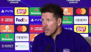 Diego Simeone: “Lautaro está entre los mejores delanteros de Europa”