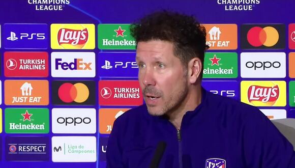 Diego Simeone: "Lautaro está entre los mejores delanteros de Europa"