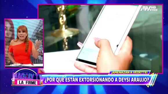 Trome | Magaly lamentó que Deysi Araujo sufra de extorsión