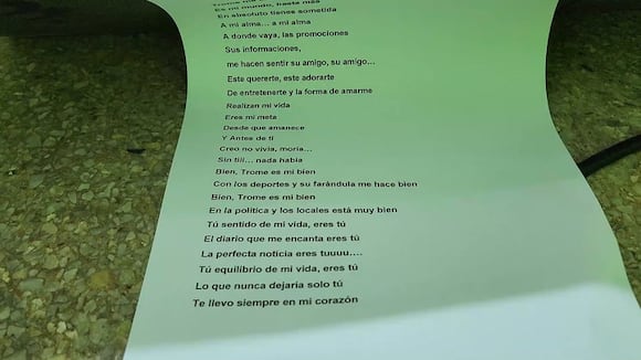 Así se grabó el tema por el 22 aniversario del diario Trome