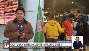 Cae el autodenominado ‘Maldito Cris II’ cuando asaltaba grifo en Los Olivos: “Soy el sucesor y soy más frío”