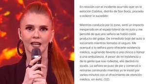Johanna San Miguel responde tras viralizarse accidente en Surco