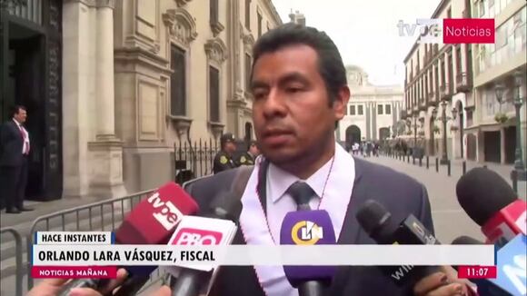 Fiscal Orlando Lara sobre allanamiento a PCM