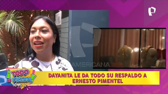 TROME | Dayanita respalda a Ernesto Pimentel (Todo se filtra)
