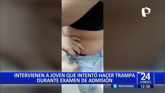 TROME - Chapan a menor con ropa interior cableada para hacer trampa en examen de San Marcos: Rompió en llanto al verse descubierta