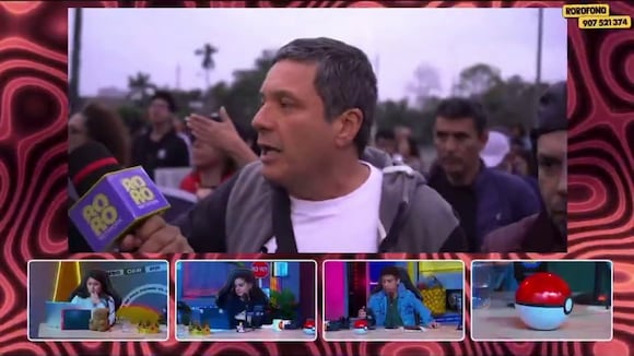 TROME - Lucho Cáceres casi pierde los papeles