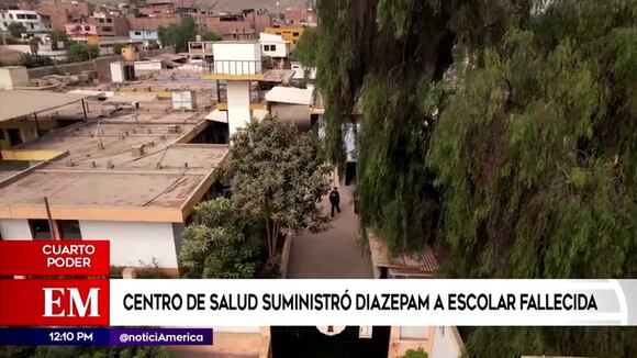 Posta médica suministró diazepan a menor