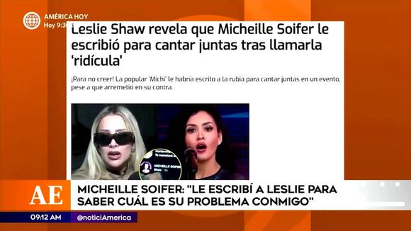 Michi Soifer le responde a Leslie Shaw