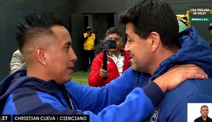 Cueva se emociona hasta las lágrimas con el ‘Checho’ tras el triunfo de Cienciano