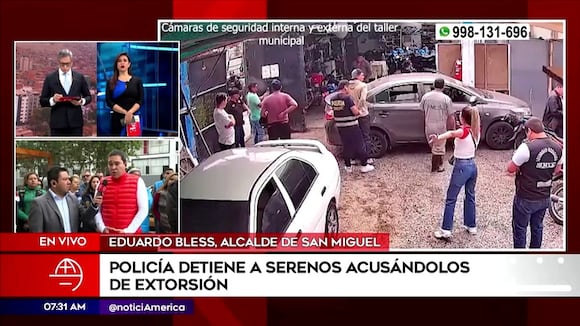 Alcalde Eduardo Bless se pronuncia sobre caso de extorsión que involucra a serenos