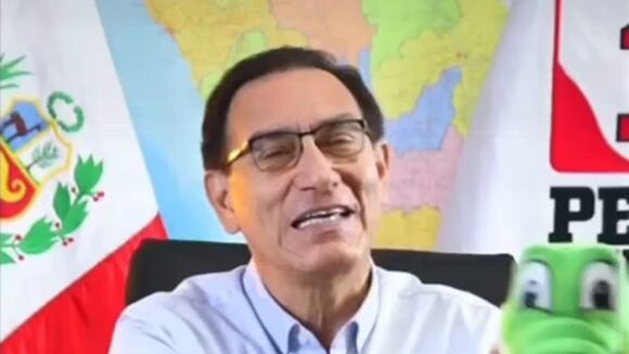 TROME | Martín Vizcarra presenta lagartos de peluche (TikTok)