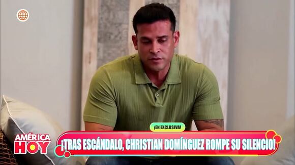 Christian Domínguez rompe su silencio tras ampay - parte 2