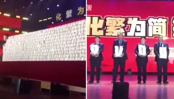 Empresa china agasaja a sus empleados