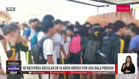 Se recupera escolar de 14 años herido por una bala perdida