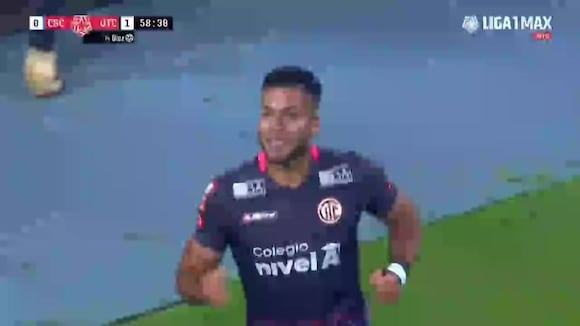 Carlo Diez anotó el 1-0 de UTC vs. Sporting Cristal. (Video: Liga 1 Max)