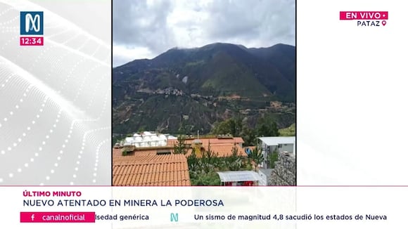 Pataz: Mineros ilegales derriban dos torres de alta tensión.