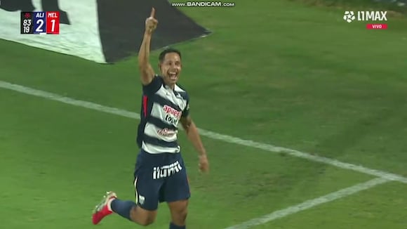 Gol de Renzo Garcés para el 3-1 de Alianza Lima vs. Melgar. (Video: L1 MAX)