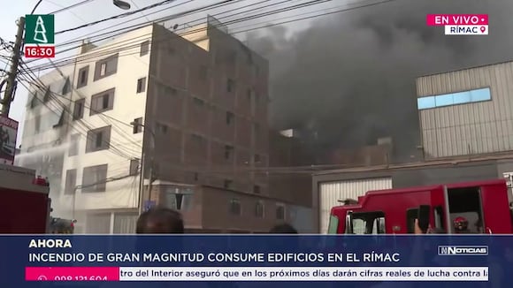 TROME - Explosiones por voraz incendio en edificio en el Rímac: Llanto, desesperación y temor se vivió en plena Navidad