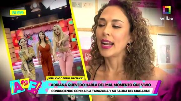 TROME - Adriana Quevedo sobre volver a trabajar con Karla Tarazona: “No me lo merezco”