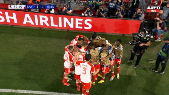 Gol de Leroy Sané para el 1-1 de Bayern vs. Real Madrid. (Video: ESPN)