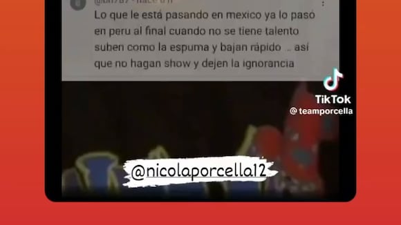 TROME - Nicola Porcella arremetió en contra de Ethel Pozo y Janet Barboza: “Amarillistas”
