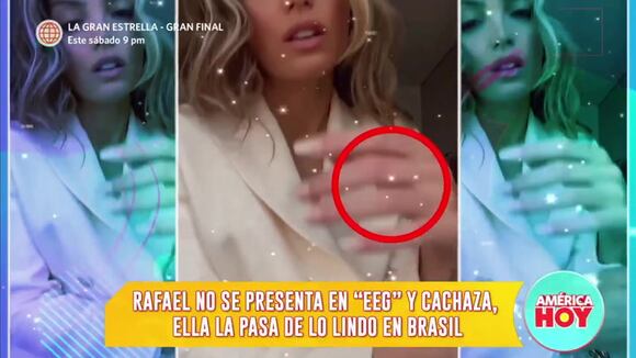 Rafael Cardozo: Cachaza se luce feliz y sin anillo de compromiso en Brasil tras rumores de ruptura