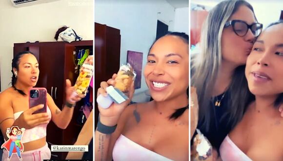 Dayanita recibe regalo en el Día Internacional de la Mujer