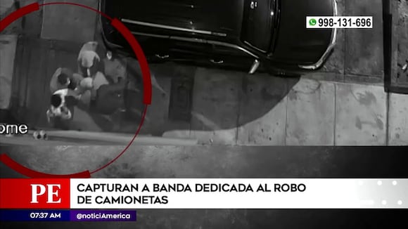 Capturan banda de ladrones de autos