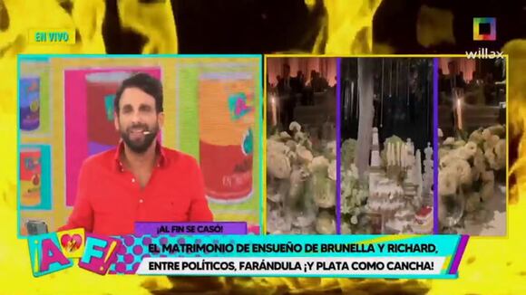 TROME | 'Peluchín' sobre la boda de Brunella Horna y Richard Acuña (Amor y Fuego)