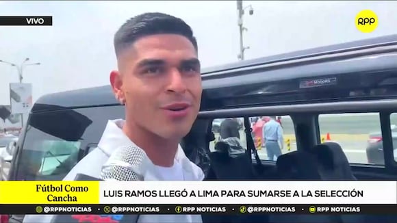 Luis Ramos declaró a su llegada a Lima antes de sumarse a trabajos de la selección (video: RPP)