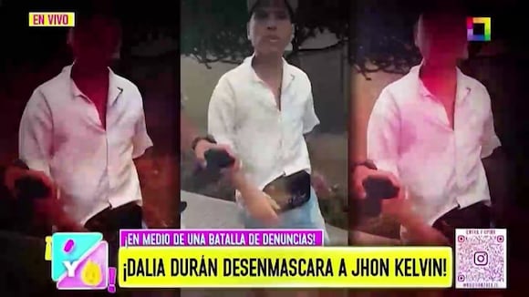 Dalia expone chats de John Kelvin y asegura que le pedía contenido íntimo pese a saber que tenía pareja