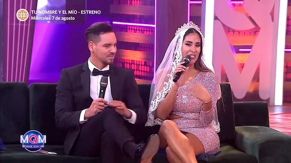 Melissa Paredes y Anthony Aranda hablan en MQM de su boda