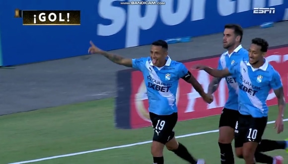 Gol de Yoshimar Yotún para el 1-0 de Sporting Cristal vs. Carabobo FC. (Video: ESPN)
