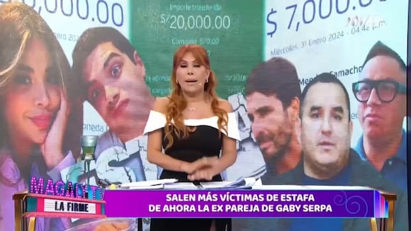 Nuevos estafados por expareja de Gabriela Serpa hablan en 'Magaly La Firme'