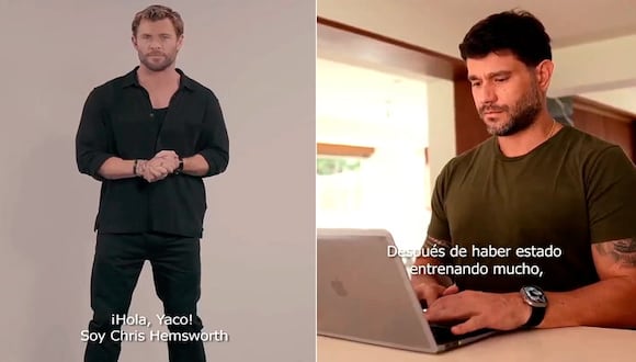 Yaco Eskenazi recibe sorpresivo mensaje de Chris Hemsworth ¿Se convertirá en agente?