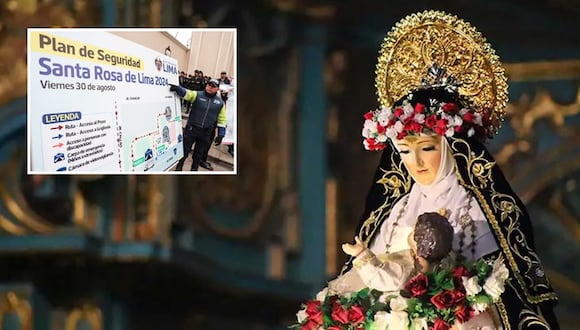 Santa Rosa de Lima 2024: conoce el plan de desvío de la PNP para el viernes 30 de agosto
