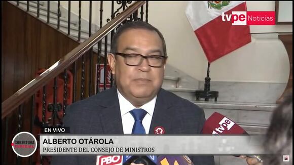 Declaraciones de premier Alberto Otárola